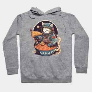 Astronaut Cat Ramen Hoodie